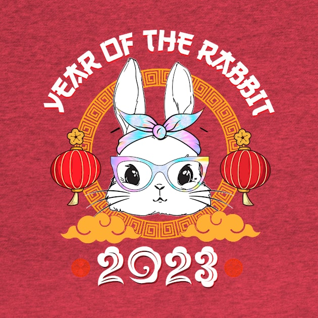 Happy Chinese New Year 2023 Tee Year of the Rabbit Horoscope by Jhon Towel